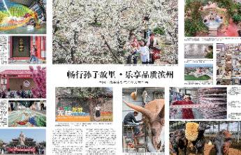 在全国主流媒体报纸版面上,滨州是这样的……